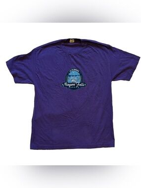 Vintage Niagara Falls Men’s Crew Neck T-Shirt - Purple